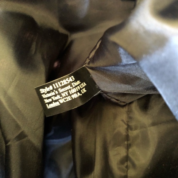 Victorias Secret Canvas Weekender Travel Large Zipper Tote Bag Rose Gold Detail - Picture 9 of 16